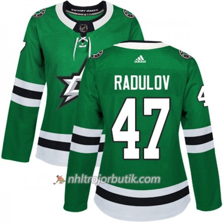 Dame Ishockey Dallas Stars Tröja Alexander Radulov 47 Adidas 2017-2018 Kelly Grön Authentic